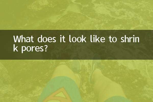 Wie sieht es aus, wenn die Poren kleiner werden?