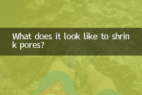 Wie sieht es aus, wenn die Poren kleiner werden?