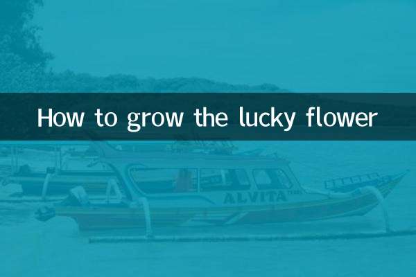 Como fazer crescer a flor da sorte