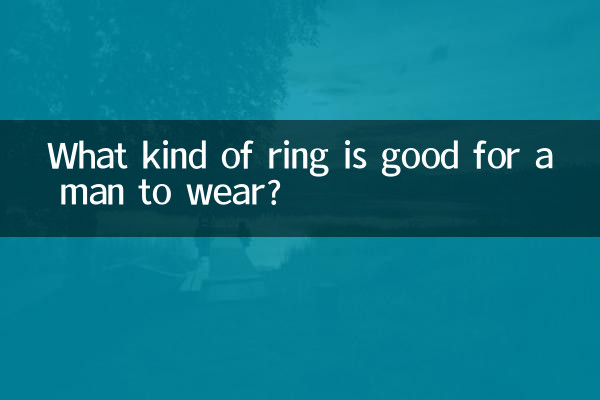 آدمی کے پہننے کے ل what کس طرح کی انگوٹھی اچھی ہے؟