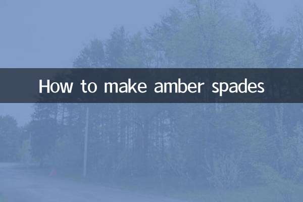 Come fare le picche d'ambra