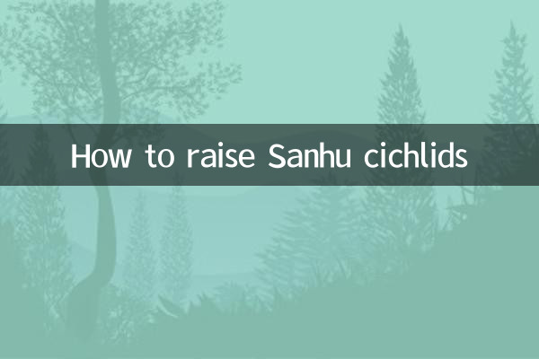 Comment élever des cichlidés Sanhu