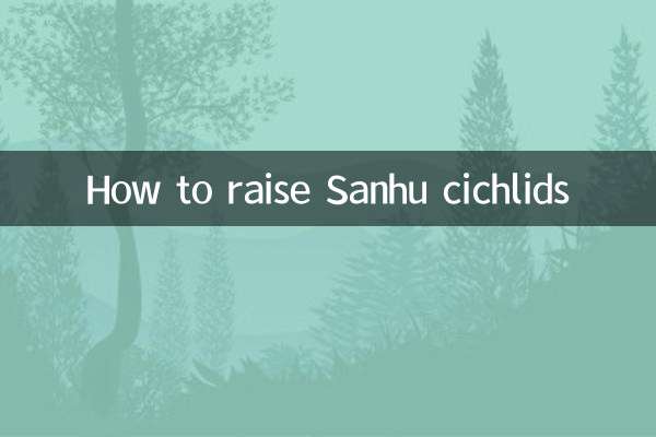 Comment élever des cichlidés Sanhu