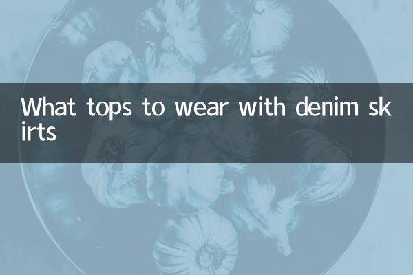 Quels hauts porter avec des jupes en jean