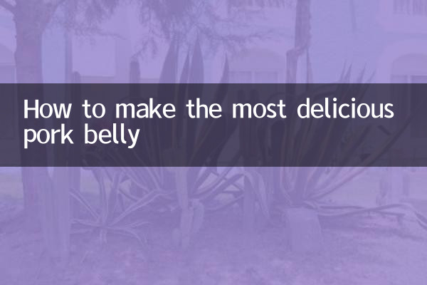 كيفية صنع بطن لحم الخنزير اللذيذ