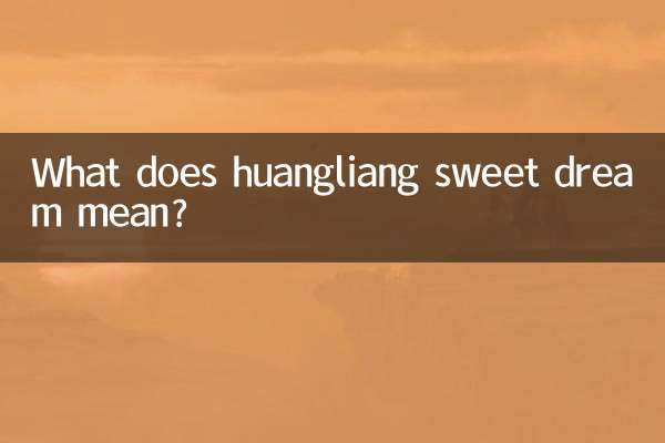 Cosa significa il dolce sogno di Huangliang?