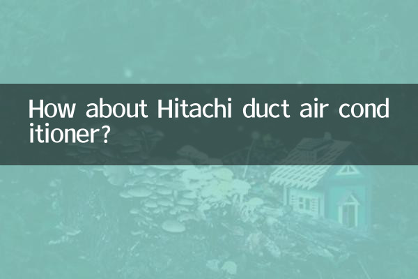 হিটাচি নালী এয়ার কন্ডিশনার সম্পর্কে কিভাবে?
