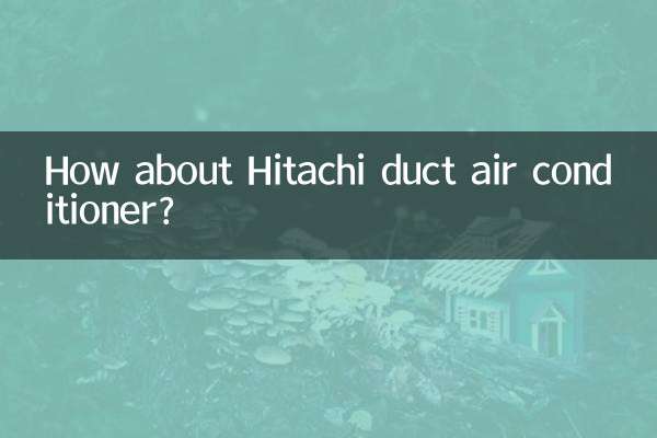 হিটাচি নালী এয়ার কন্ডিশনার সম্পর্কে কিভাবে?
