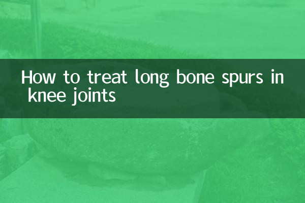 무릎 관절의 긴 뼈 박차를 치료하는 방법