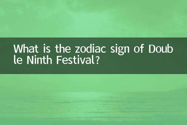 Qual é o signo do zodíaco do Double Ninth Festival?