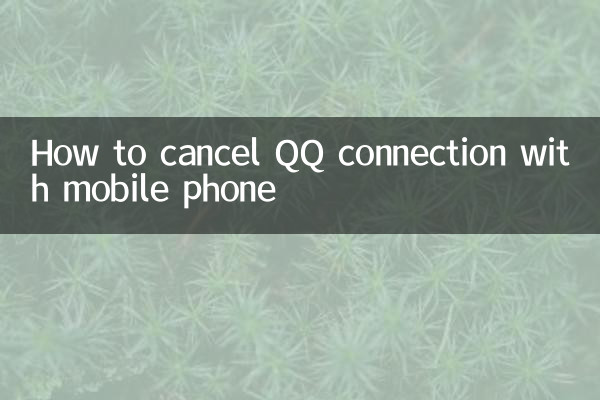 Come annullare la connessione QQ con il telefono cellulare