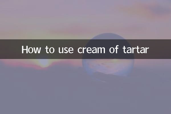 Como usar o creme de tártaro