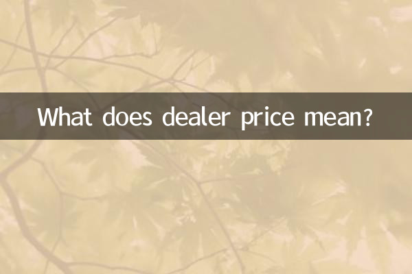 Cosa significa prezzo del rivenditore?