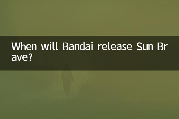 Когда Bandai выпустит Sun Brave?