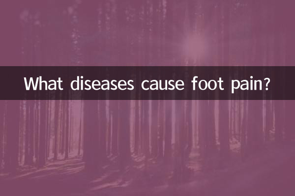 Que doenças causam dor nos pés?
