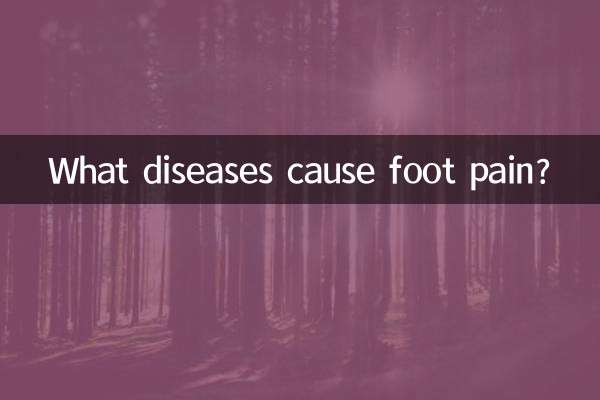 Que doenças causam dor nos pés?