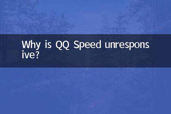 Warum reagiert QQ Speed ​​nicht?