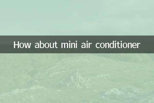 ¿Qué tal un mini aire acondicionado?
