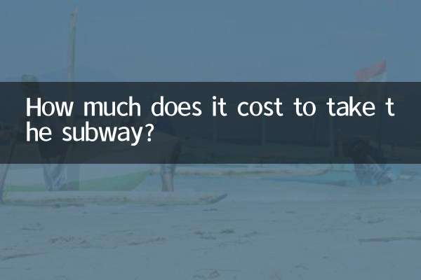Quanto costa prendere la metropolitana?