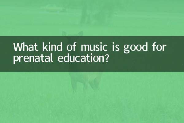 Che tipo di musica è utile per l'educazione prenatale?
