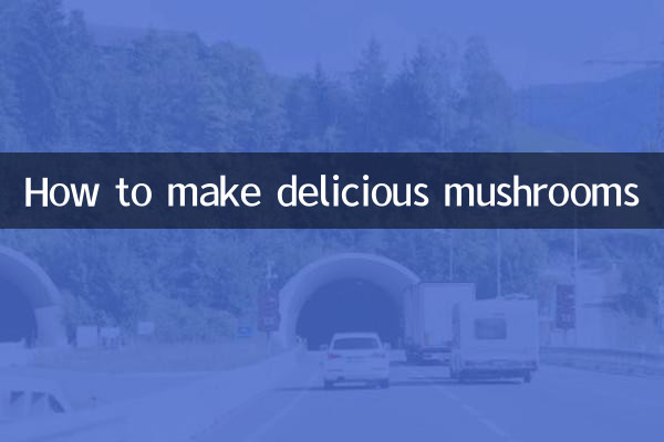 Wie man köstliche Pilze macht
