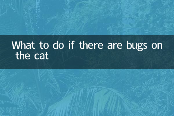 고양이에게 벌레가 있으면 어떻게 해야 할까요?