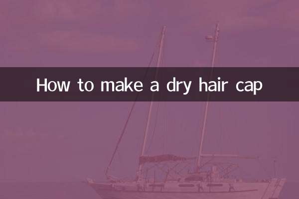 Como fazer uma touca para cabelo seco