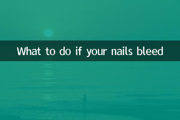 O que fazer se suas unhas sangrarem
