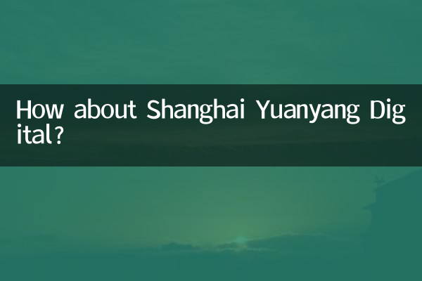 Wie wäre es mit Shanghai Yuanyang Digital?