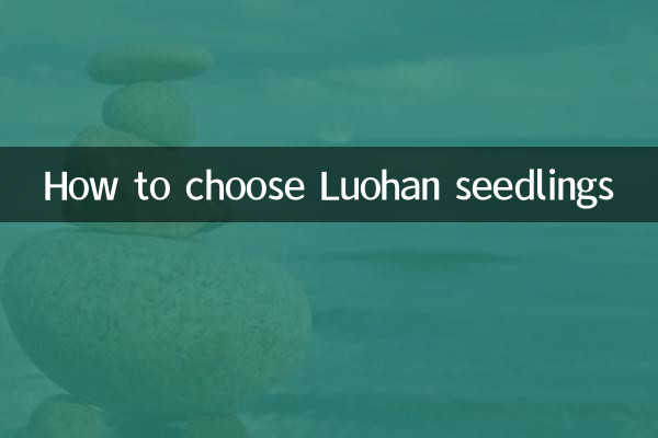Cómo elegir plántulas de Luohan