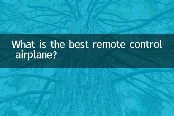¿Cuál es el mejor avión a control remoto?
