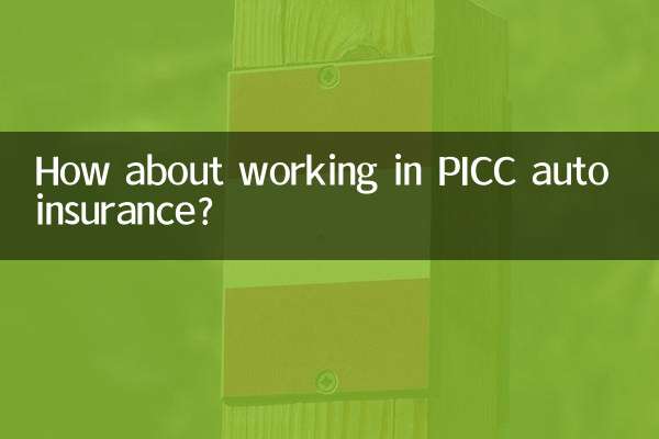 Che ne dici di lavorare nell'assicurazione auto PICC?