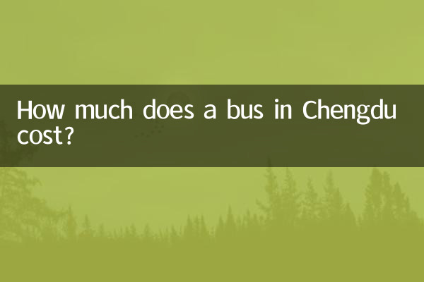 Quanto costa un autobus a Chengdu?