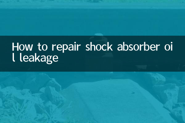 جھٹکا جاذب تیل کے رساو کی مرمت کیسے کریں