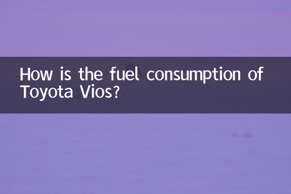¿Cómo es el consumo de combustible del Toyota Vios?