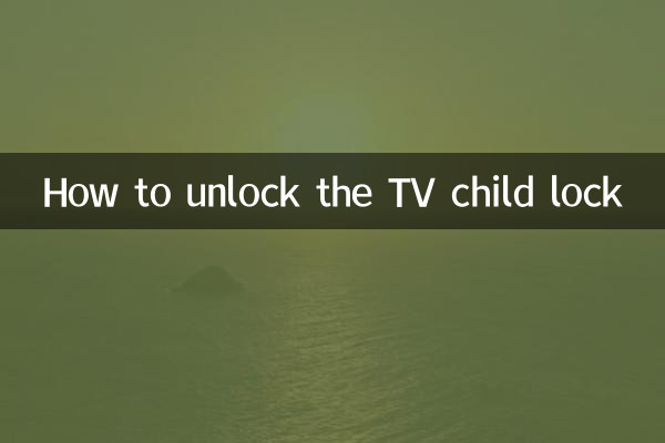 Come sbloccare il blocco bambini del televisore