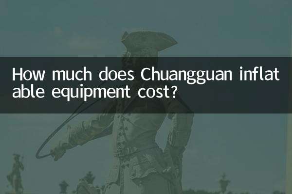 How much does Chuangguan inflatable equipment cost?