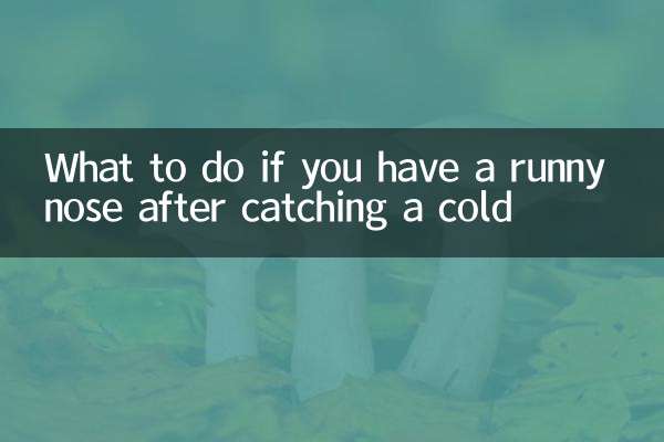 Qué hacer si tienes secreción nasal después de resfriarte