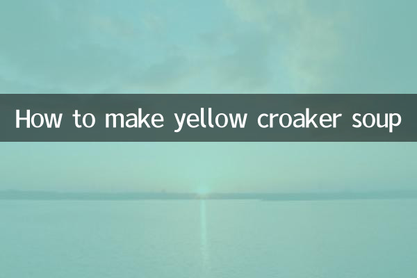 Como fazer sopa de corvina amarela