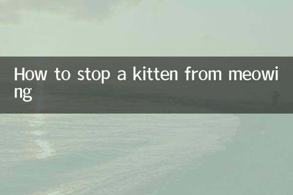 একটি বিড়ালছানাকে কীভাবে মায়া করা থেকে থামানো যায়