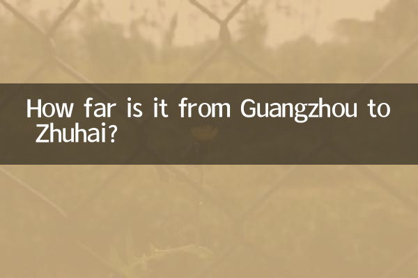 ¿A cuánta distancia está Cantón de Zhuhai?