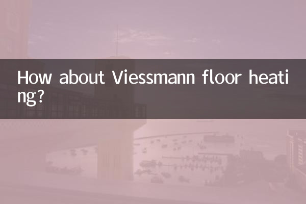 Que tal o piso radiante Viessmann?