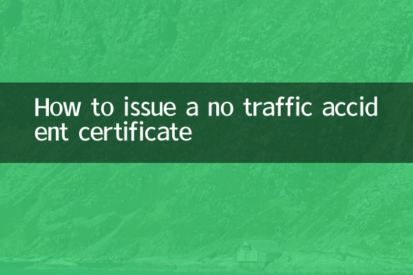 Como emitir um certificado de não acidente de trânsito