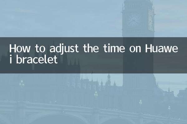 ہواوے کڑا پر وقت کو کیسے ایڈجسٹ کریں