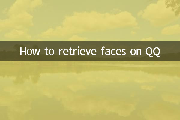 How to retrieve faces on QQ