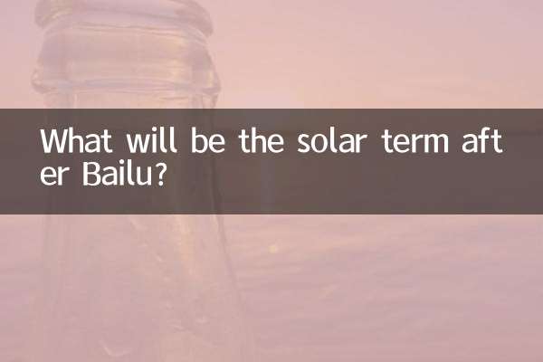 Bailu 이후의 절기는 무엇입니까?