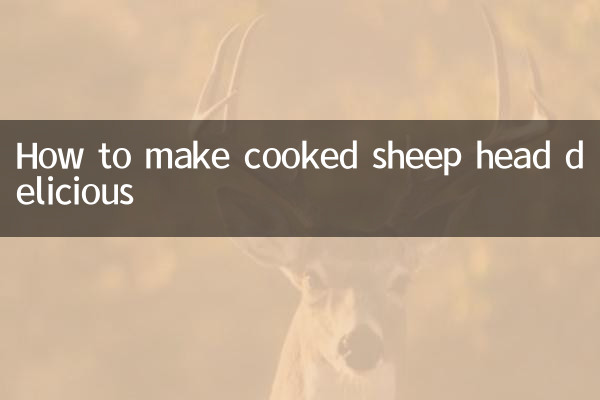 Como fazer uma deliciosa cabeça de ovelha cozida