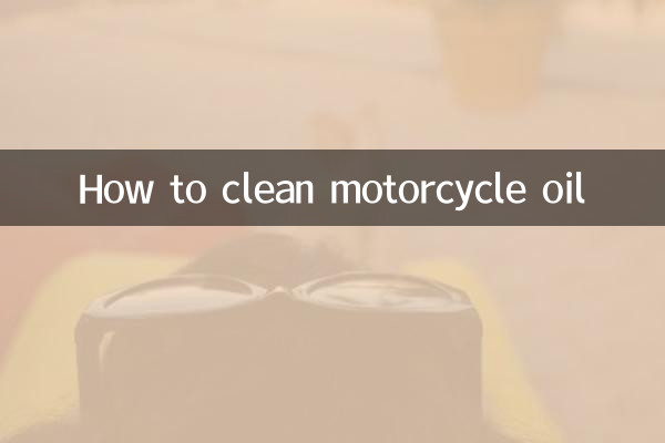 Come pulire l'olio della moto