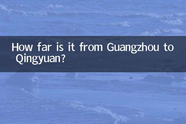 На каком расстоянии Гуанчжоу от Цинъюань?