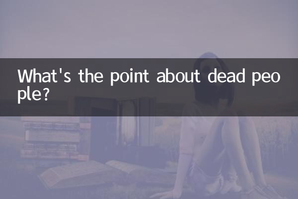 মৃত মানুষ সম্পর্কে কি লাভ?
